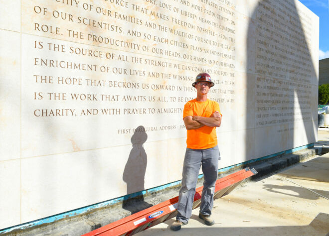 Eisenhower Memorial - Image by Tom Pitch